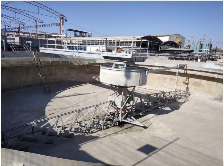 Sedimentador PTAR León, Guanajuato